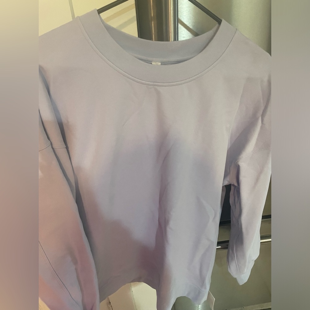 Lululemon Pastel Blue Perfectly Oversized Crew